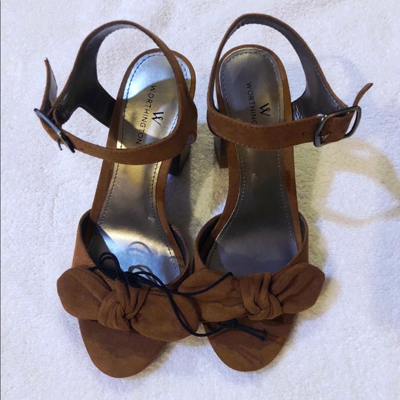 Worthington Bracken Women’s Cone Heeled Sandals - Picture 1 of 5